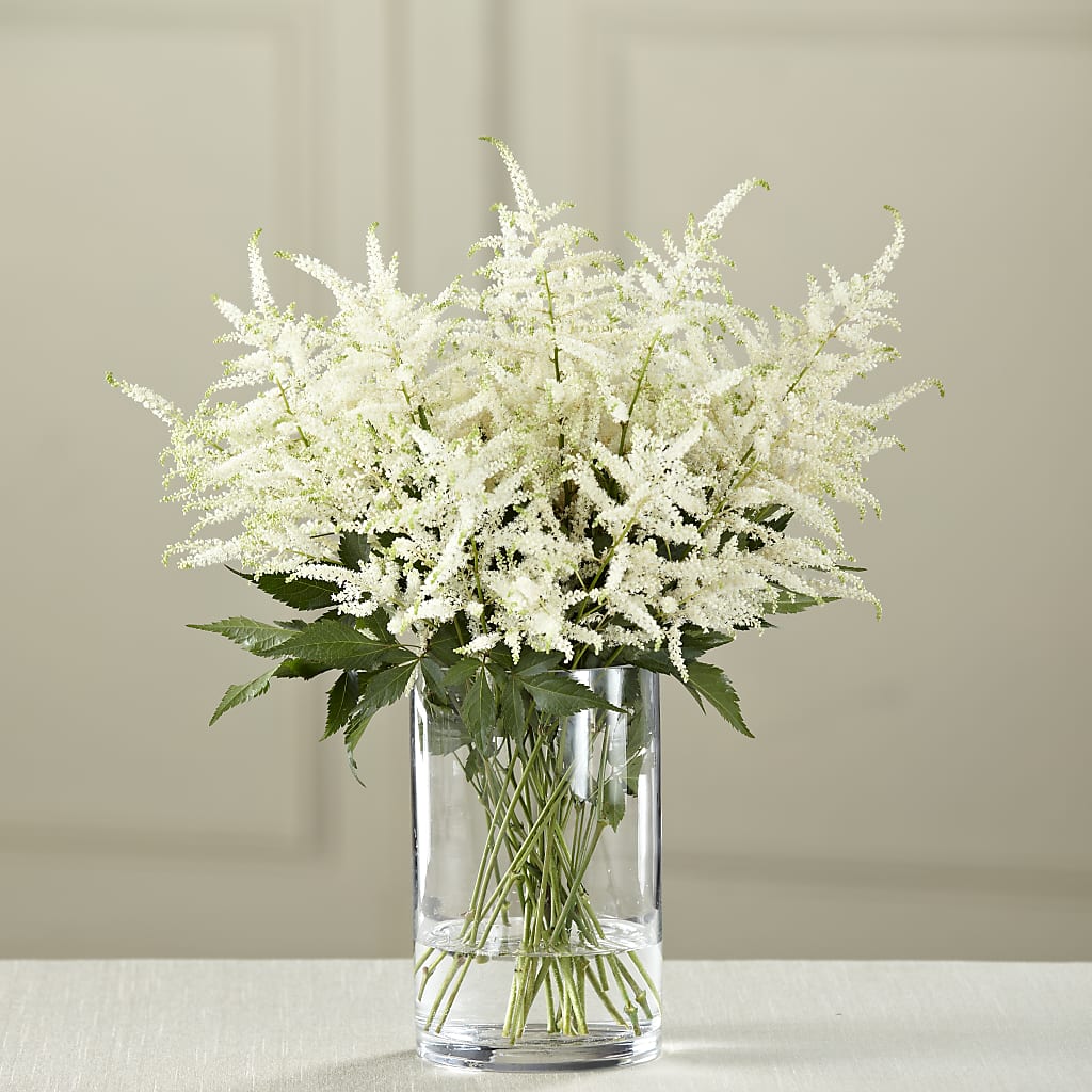 White Astilbe Bouquet – Joy Flowers, Hicksville NY