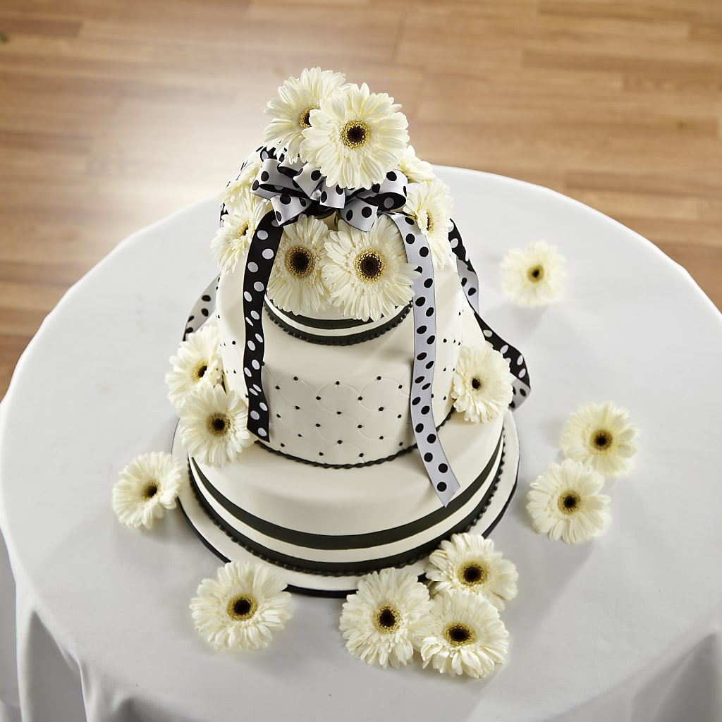 Simple Sophistication Cake Décor – Joy Flowers, Hicksville NY