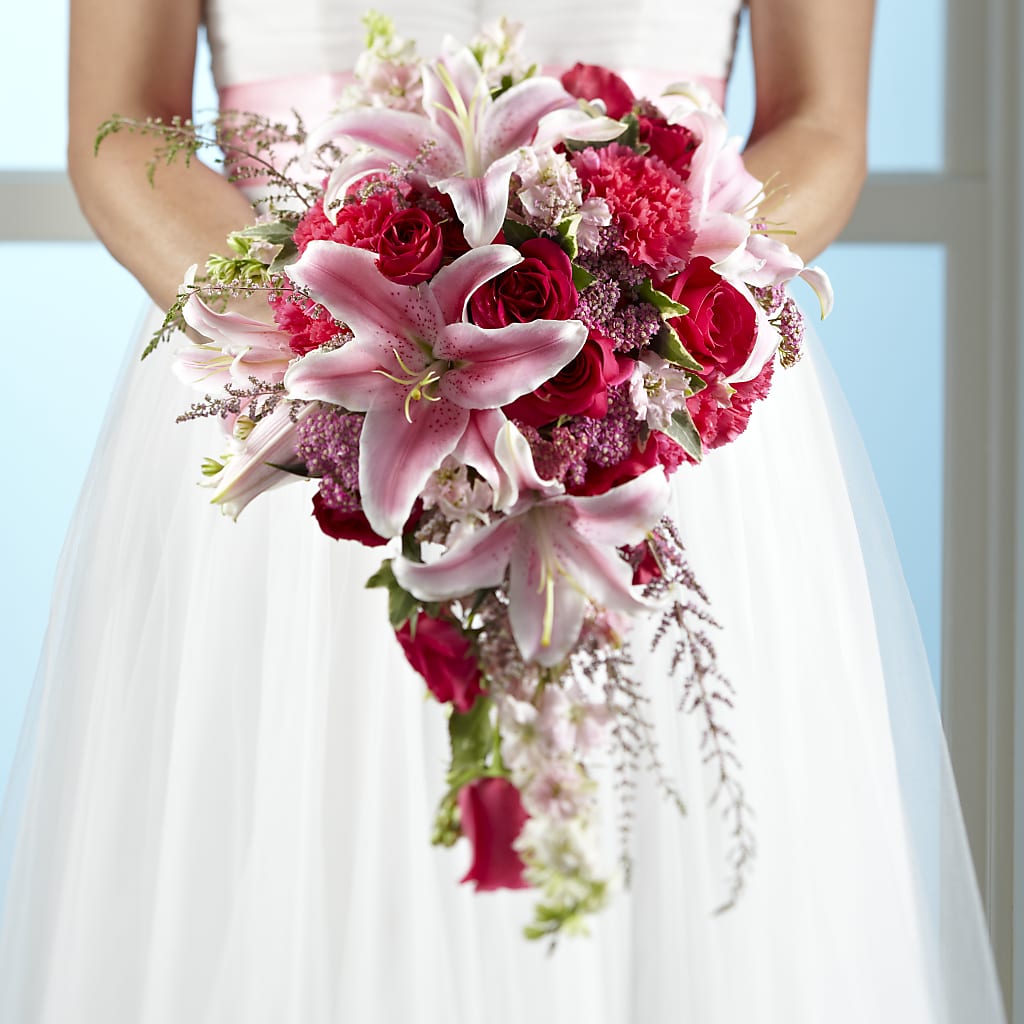 Lily & Rose Bouquet – Joy Flowers, Hicksville NY