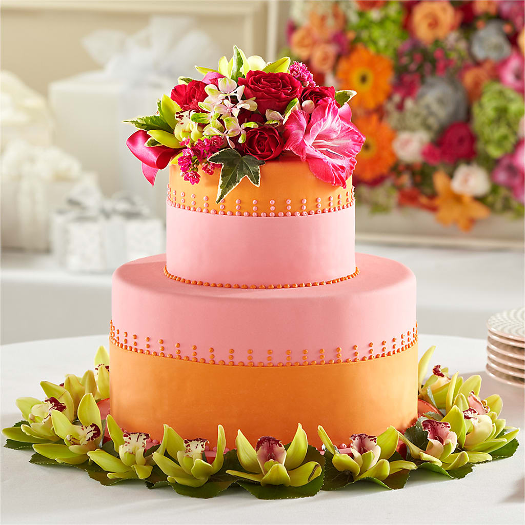Sweet Citrus Cake Decor – Joy Flowers, Hicksville NY