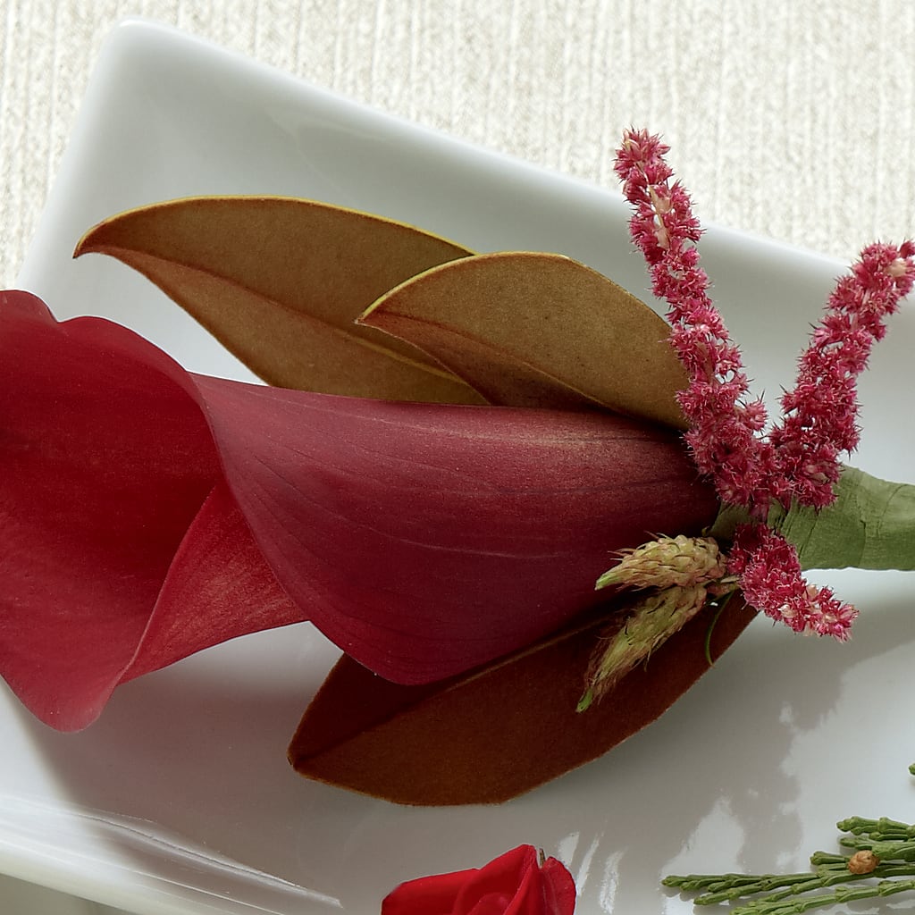 Red Calla Boutonniere – Joy Flowers, Hicksville NY