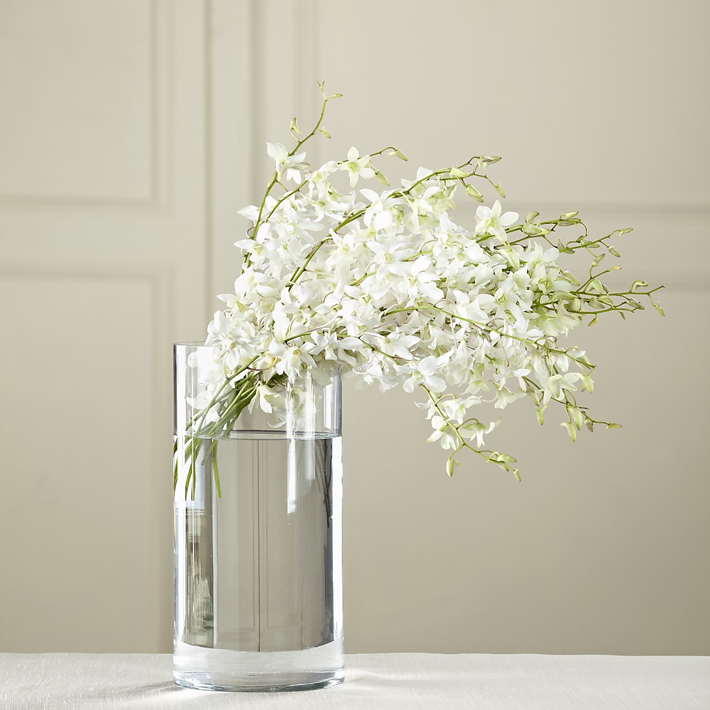 White Dendrobium Bouquet – Joy Flowers, Hicksville NY