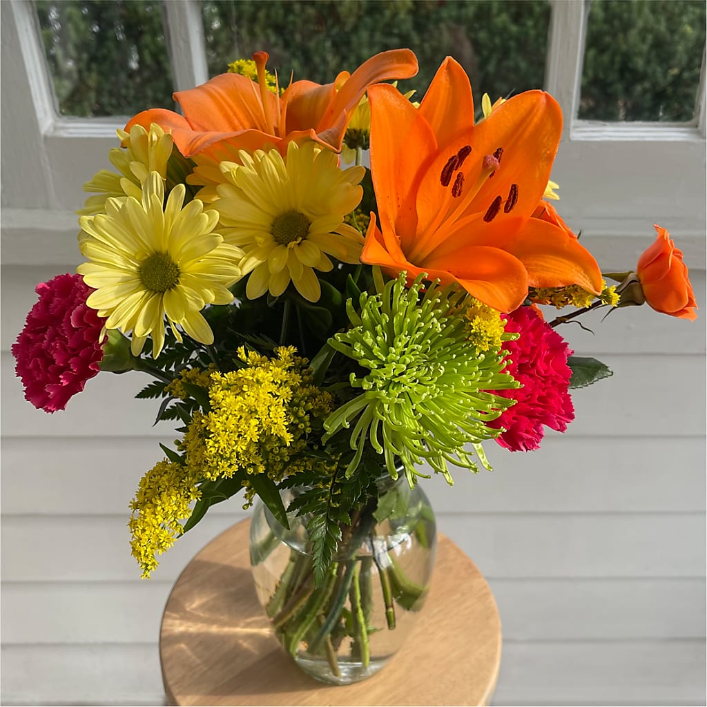 Bold & Bright – A Florist Original –  Joy Flowers, Hicksville NY