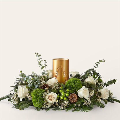 Chestnuts Roasting Centerpiece –  Joy Flowers, Hicksville NY