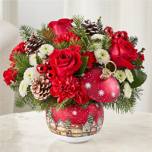 Christmas Carols Ornament –  Joy Flowers, Hicksville NY