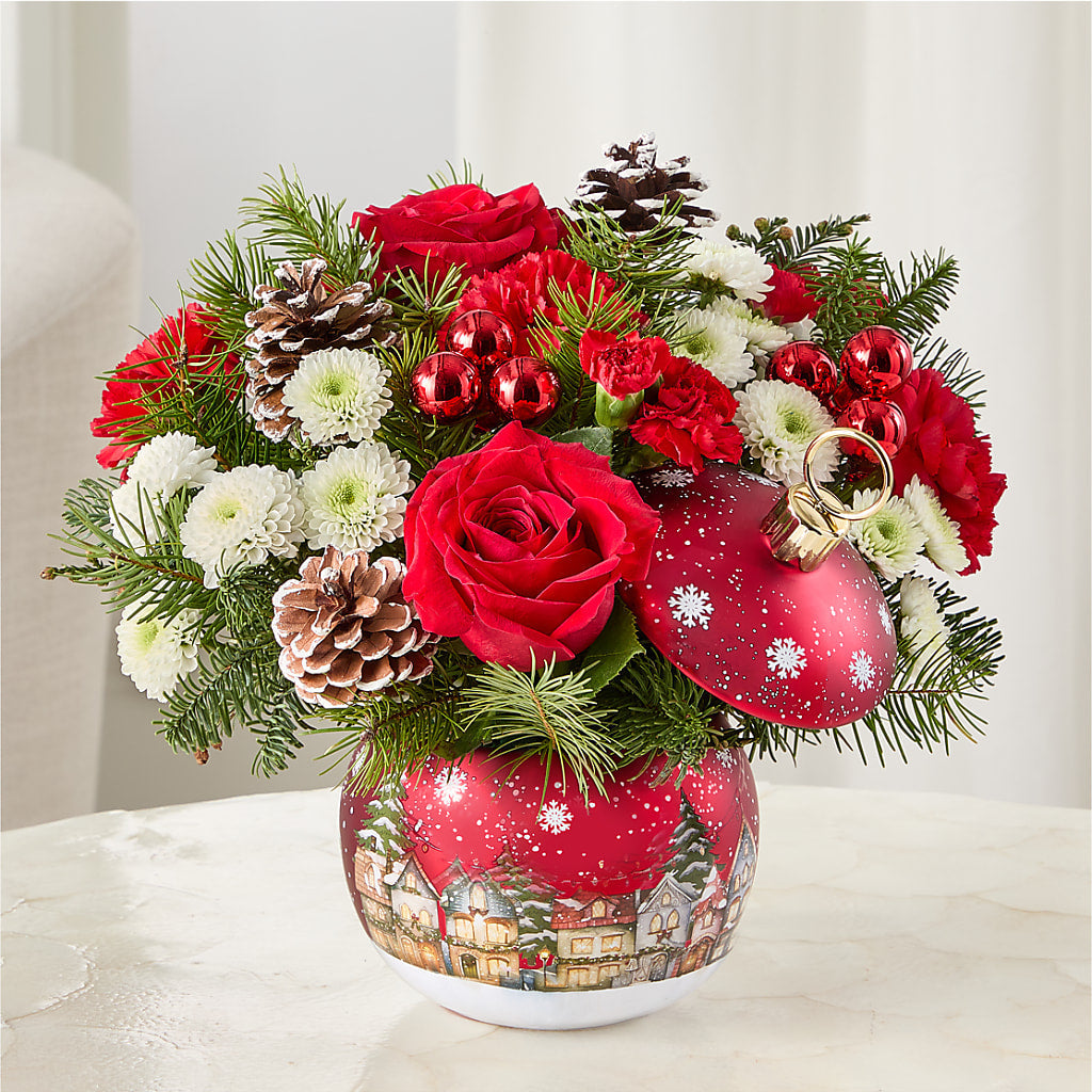 Christmas Carols Ornament –  Joy Flowers, Hicksville NY