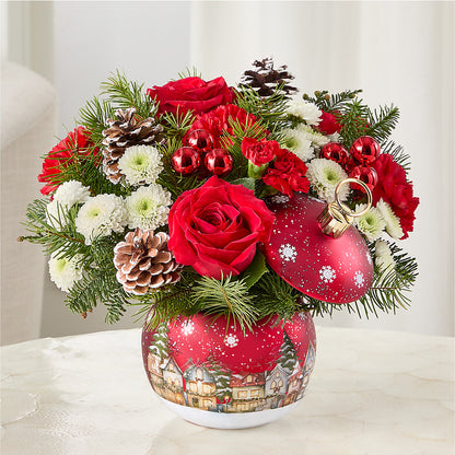 Christmas Carols Ornament –  Joy Flowers, Hicksville NY
