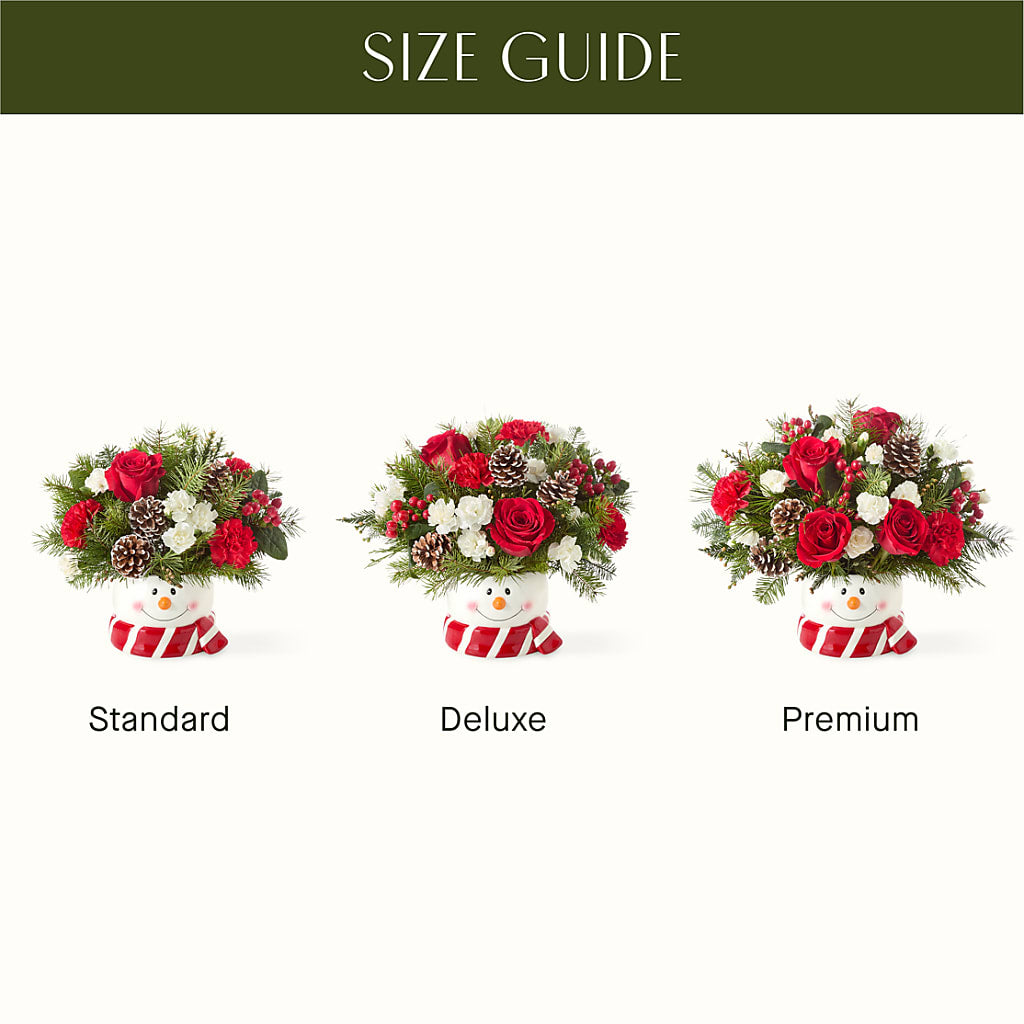 Jolly Snowman Bouquet –  Joy Flowers, Hicksville NY