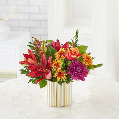 Burgundy Landscape Bouquet –  Joy Flowers, Hicksville NY