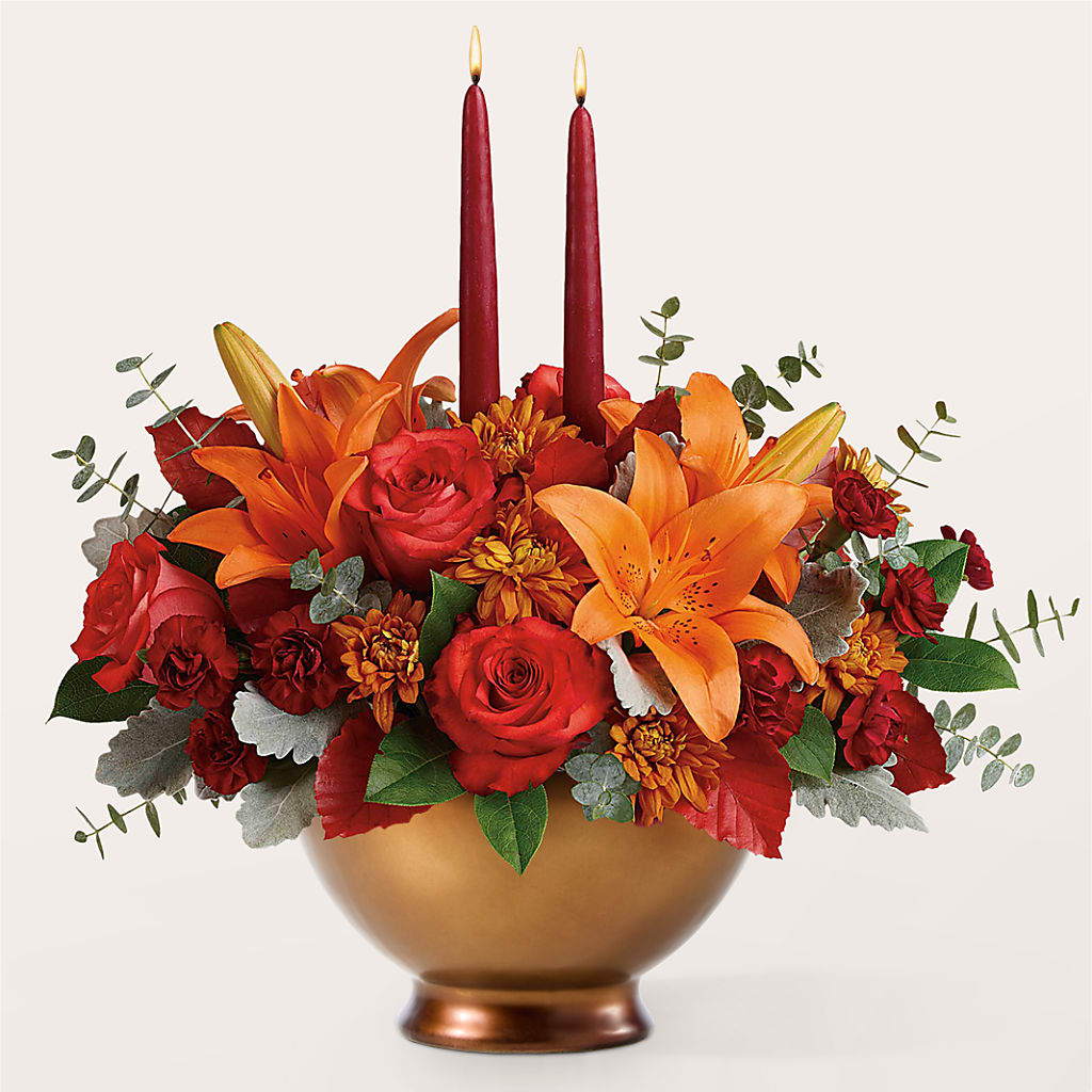 Fruits of Fall Centerpiece –  Joy Flowers, Hicksville NY
