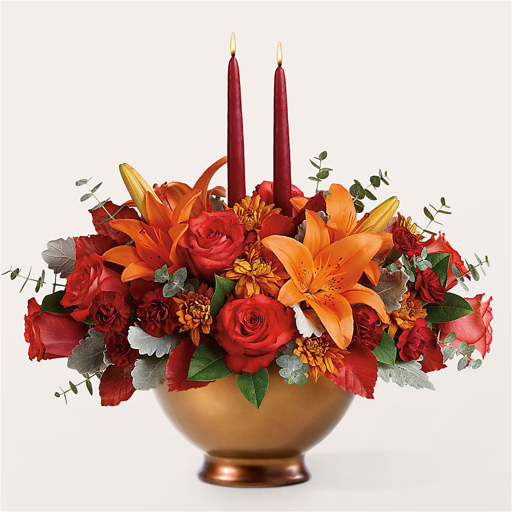 Fruits of Fall Centerpiece –  Joy Flowers, Hicksville NY