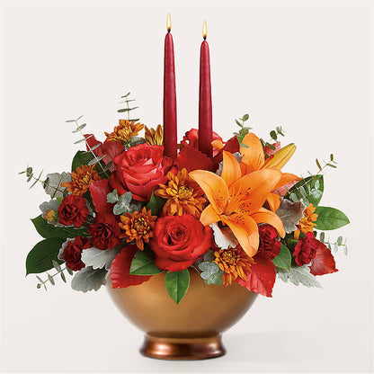 Fruits of Fall Centerpiece –  Joy Flowers, Hicksville NY