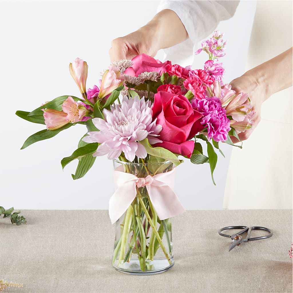 Pink Ribbon - A Florist Original –  Joy Flowers, Hicksville NY