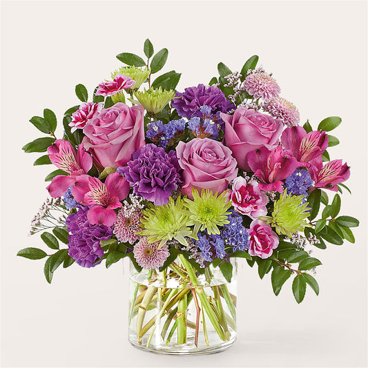 Glass Half Full Bouquet –  Joy Flowers, Hicksville NY