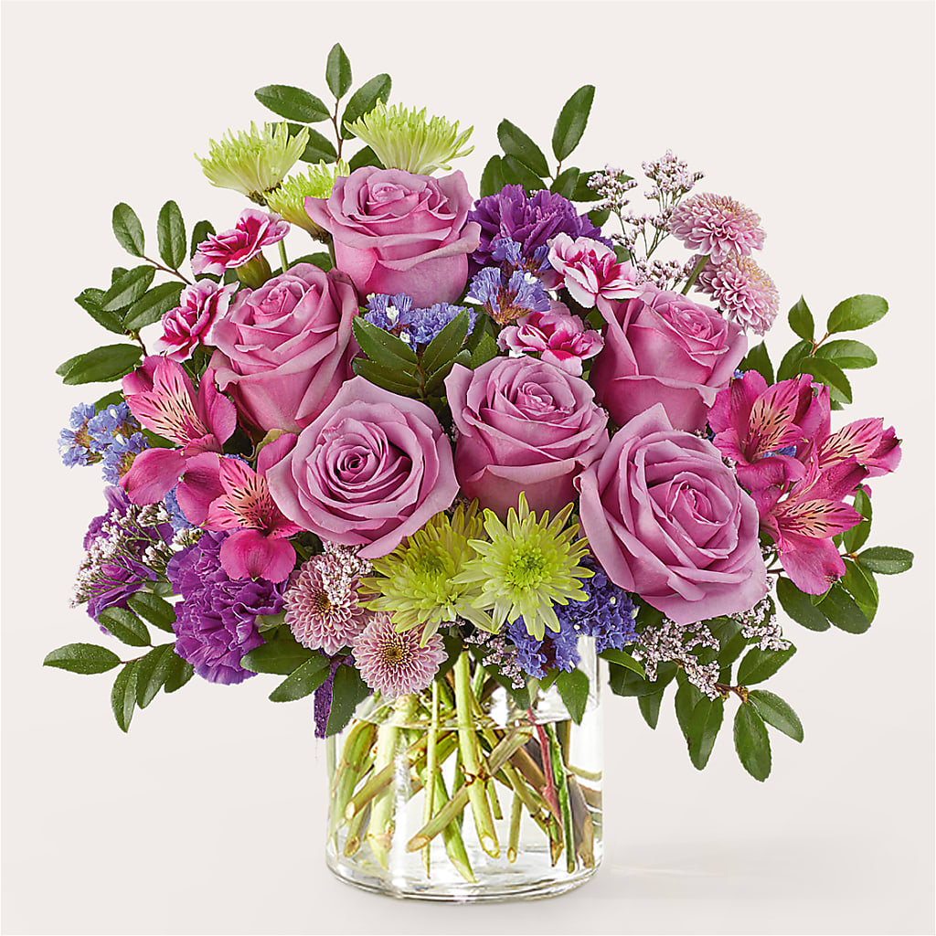 Glass Half Full Bouquet –  Joy Flowers, Hicksville NY