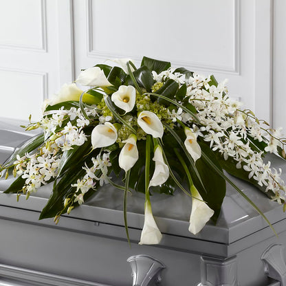 Angel Wings Casket Spray –  Joy Flowers, Hicksville NY
