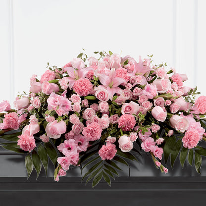 Garden of Comfort Casket Spray (Standard) –  Joy Flowers, Hicksville NY