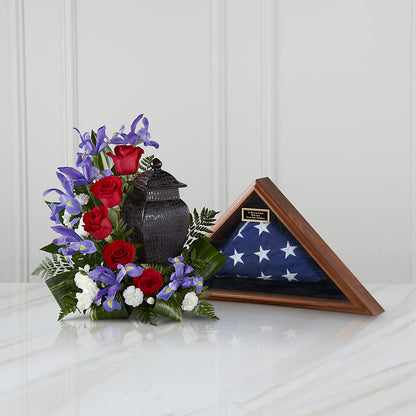 Patriotic Tribute Arrangement –  Joy Flowers, Hicksville NY