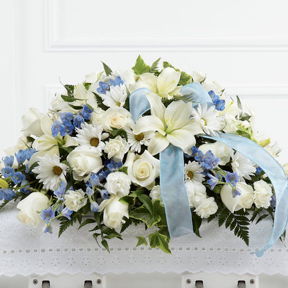Tender Treasure Casket Spray –  Joy Flowers, Hicksville NY