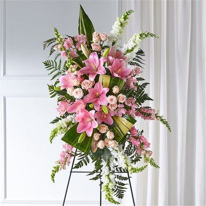 Elegant Embrace Standing Spray –  Joy Flowers, Hicksville NY