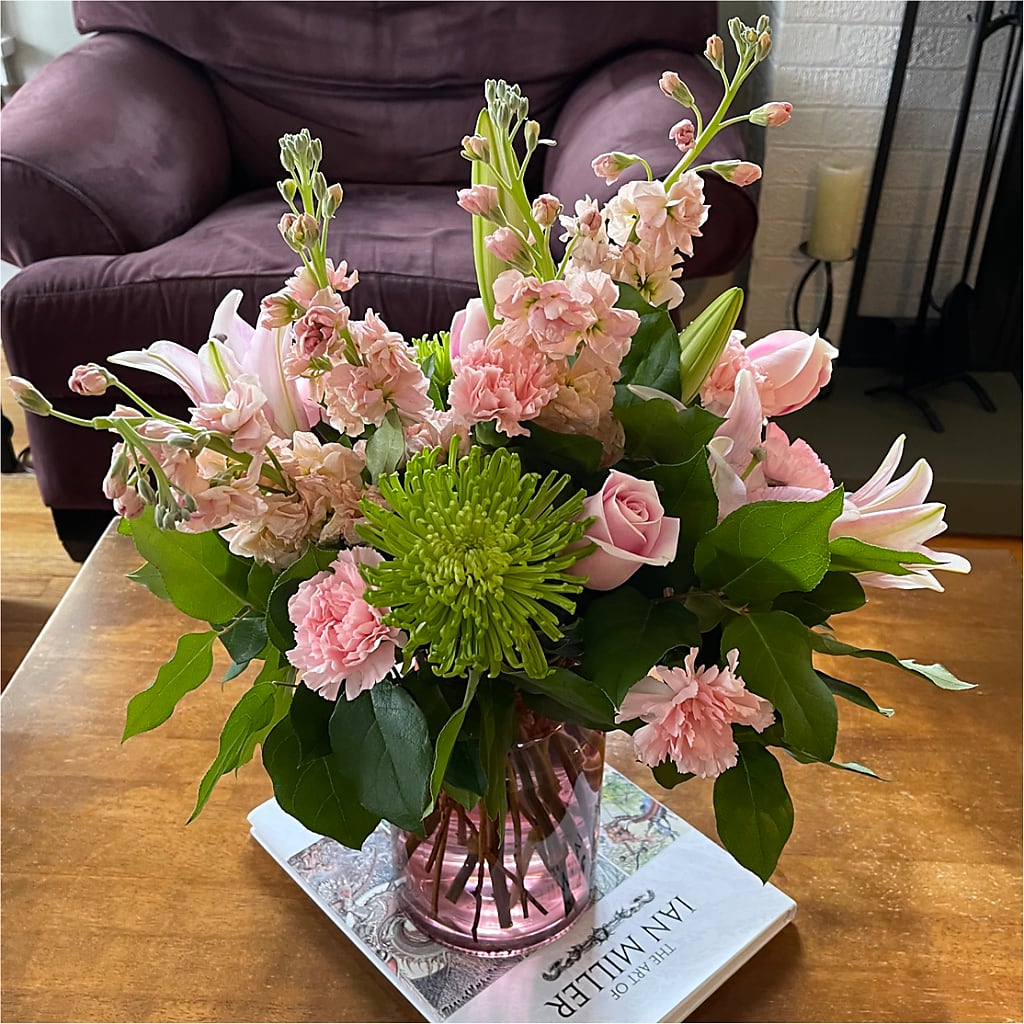 Pretty in Pink Bouquet –  Joy Flowers, Hicksville NY