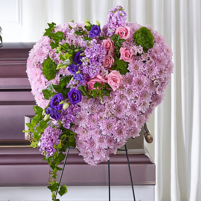 Treasured Love Standing Heart –  Joy Flowers, Hicksville NY