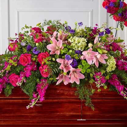 Radiant Tribute Casket Spray –  Joy Flowers, Hicksville NY