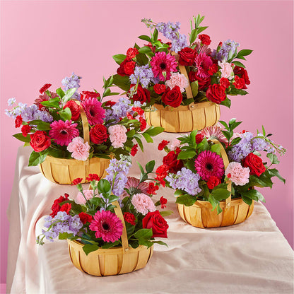 Pink Picnic Basket –  Joy Flowers, Hicksville NY