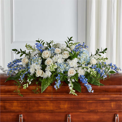 Timeless Essence Casket Spray –  Joy Flowers, Hicksville NY