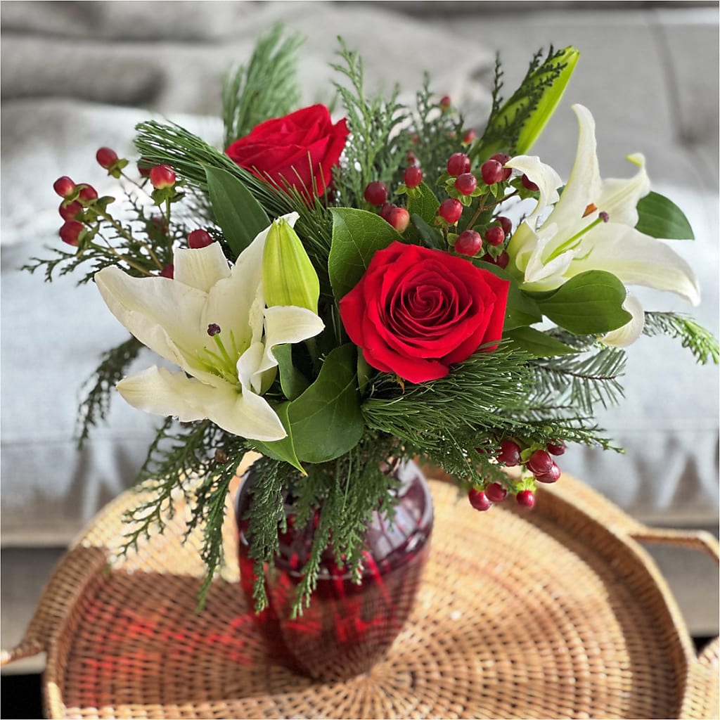 Evergreen Delight Bouquet –  Joy Flowers, Hicksville NY