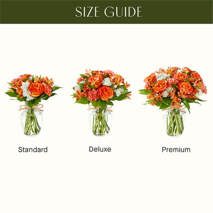 Apricot Glow Bouquet –  Joy Flowers, Hicksville NY
