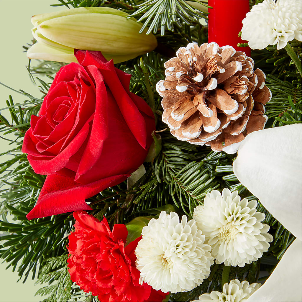 Seasonal Festivities Centerpiece –  Joy Flowers, Hicksville NY