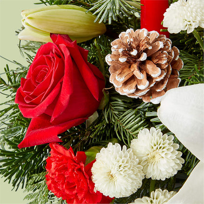Seasonal Festivities Centerpiece –  Joy Flowers, Hicksville NY