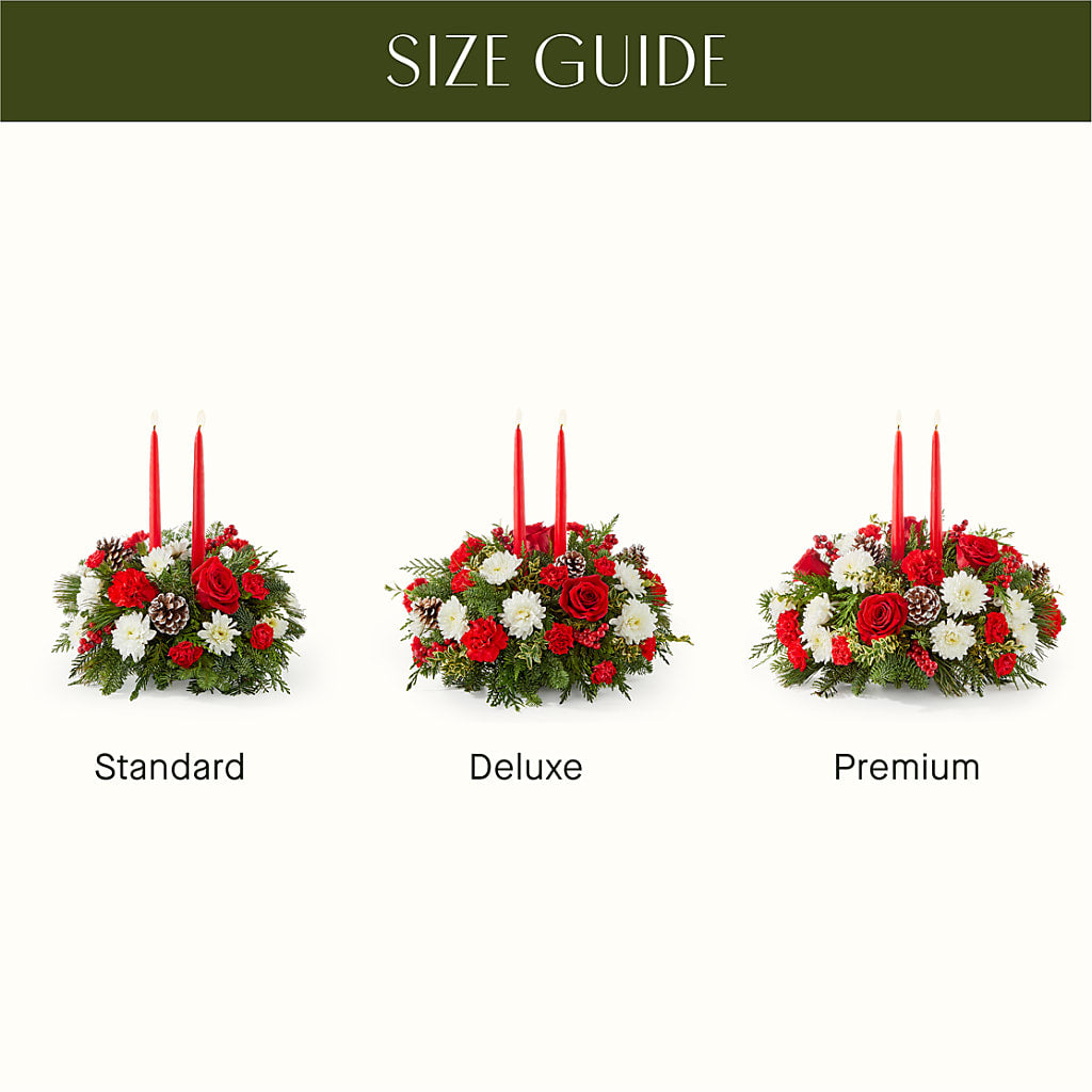 Holiday Soiree Centerpiece –  Joy Flowers, Hicksville NY