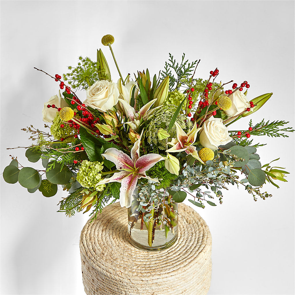Berry & Bright Bouquet –  Joy Flowers, Hicksville NY