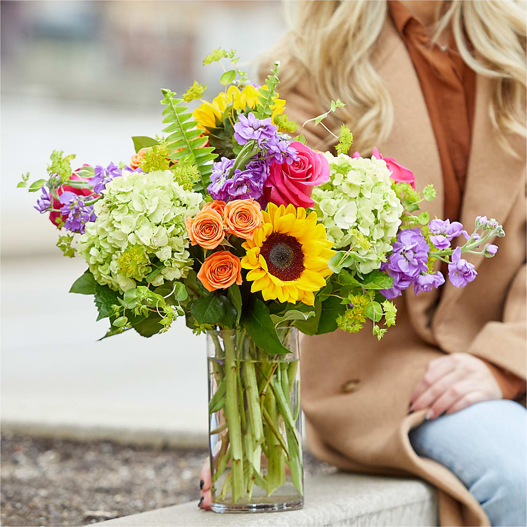 Vibrant Greetings Bouquet –  Joy Flowers, Hicksville NY