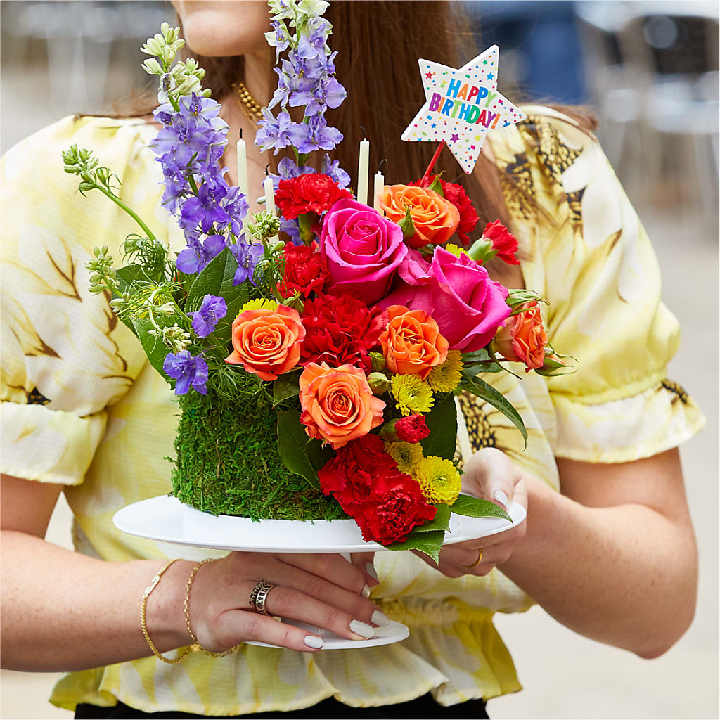 Best Year Yet Floral Cake –  Joy Flowers, Hicksville NY