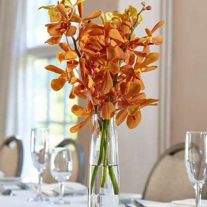 Orange Mokara Bud Vase –  Joy Flowers, Hicksville NY